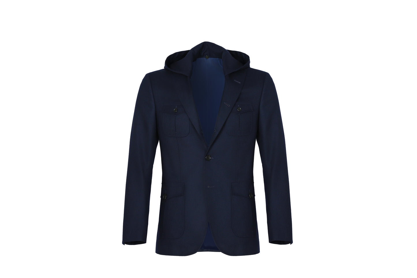 Dark Blue Hoodie Suit